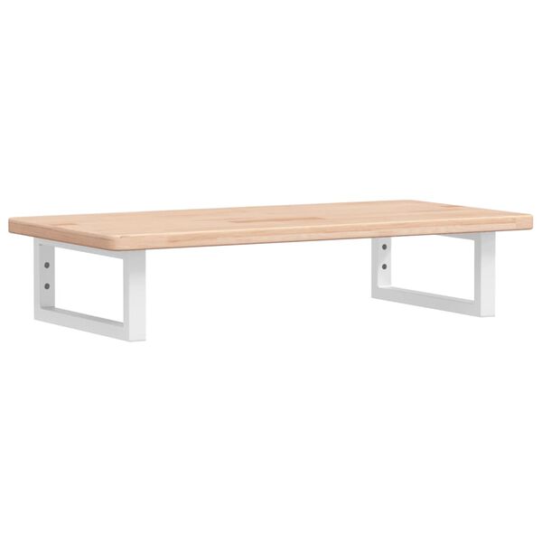 vidaXL Basin Shelf Wall Mounted Steel and Solid Wood Oak
