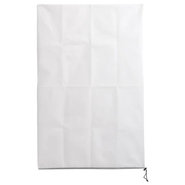 vidaXL Plant Fleece Cover Set of 4 White