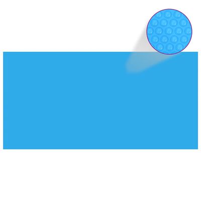 vidaXL Pool Cover Blue 236.2"x118.1" PE
