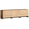 vidaXL TV Cabinet Smoked oak Engineered wood Large TV Cabinet