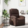 vidaXL Massage Recliner Chair Brown