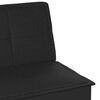 vidaXL Sofa Bed Black Fabric