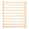 vidaXL Sauna Backrest Natural wood color Solid pine wood
