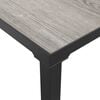vidaXL Garden Coffee Table Grey DPC, powder-coated steel Medium Tough