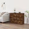 vidaXL Sideboard Smoked oak Engineered wood Small Sideboard
