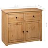 vidaXL Sideboard Natural wood Solid pine wood Large Sideboard