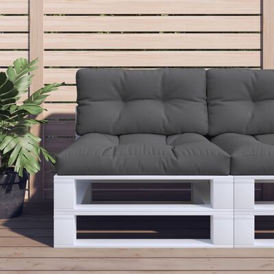 vidaXL Pallet Sofa Cushion Anthracite 27.6"x15.7"x3.9"