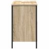 vidaXL Bathroom Basin Cabinet Sonoma Oak Engineered Wood Medium