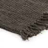 vidaXL Throw Anthracite 100% Cotton 86.6 x 98.4 in Cotton Throw