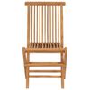 vidaXL Garden Chair Set of 4 Teak