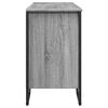 vidaXL Bathroom Sink Cabinet Grey Sonoma Engineered wood, metal Large