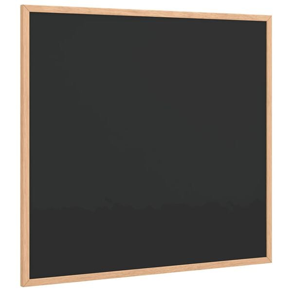 vidaXL Chalkboard with Solid Pine Wood Frame Black 23.6x21.7"