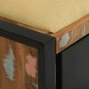 vidaXL Bench Cabinet Multicolour Solid Reclaim wood