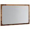 vidaXL Bathroom Mirror Old wood Engineered wood, glass 23.6x3.4x15.0 in