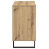 vidaXL Bathroom Cabinet with Door Artisan Oak 31.50 x 12.99 x 23.62 in