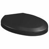 vidaXL Soft-close Toilet Seat with Quick-release Design Black
