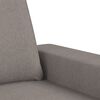 vidaXL 2-seater Sofa Taupe Fabric (100% polyester), metal, textilene