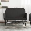 vidaXL Bench Black Faux Leather Standard Durable Bench Rectangular
