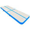 vidaXL Inflatable Gymnastics Mat with Pump 196.9x39.4x5.9" PVC Blue