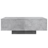 vidaXL Coffee Table Concrete Grey Engineered Wood 33.5 x 21.7 x 12.2 in