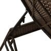 vidaXL Patio Sun Lounger Brown PE rattan Standard Adjustable Footrests