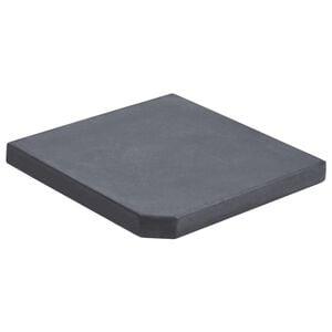 vidaXL Umbrella Weight Plate Black Granite Small Heavy Weight Capacity