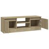 vidaXL TV Cabinet With Door Sonoma oak Engineered wood Medium
