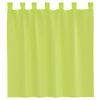 vidaXL Voile Curtains with Tab Top 2 pcs Apple Green