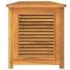 vidaXL Garden Storage Box Warm wood Solid Teak Wood Large