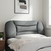 vidaXL Headboard Cushion Light Gray Fabric (100% polyester)