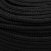 vidaXL Work Rope Black 0.39 " 164.0 ' Polyester