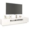vidaXL TV Cabinet High gloss white Engineered wood Large TV Cabinet