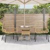 vidaXL Garden Chair Brown PE rattan Medium Durable Garden Chair