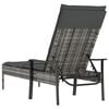 vidaXL Sun Lounger Grey