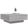 vidaXL Coffee Table Gray Sonoma Engineered wood 31.5x31.5x12.2 in
