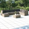 vidaXL Garden Lounge Set Grey