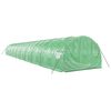 vidaXL Greenhouse Green PE (polyethylene), galvanized steel Large