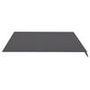 vidaXL Replacement Awning Fabric Anthracite 100% Polyester with PU coating