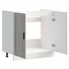 vidaXL Sink Base Cabinet Grey Sonoma Engineered wood 31.5 x 18.1 x 32.1 in