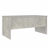 vidaXL Coffee Table Concrete gray Engineered wood Medium
