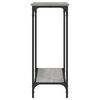 vidaXL Console Table Grey Sonoma 39.8x12.0x29.5" Engineered Wood