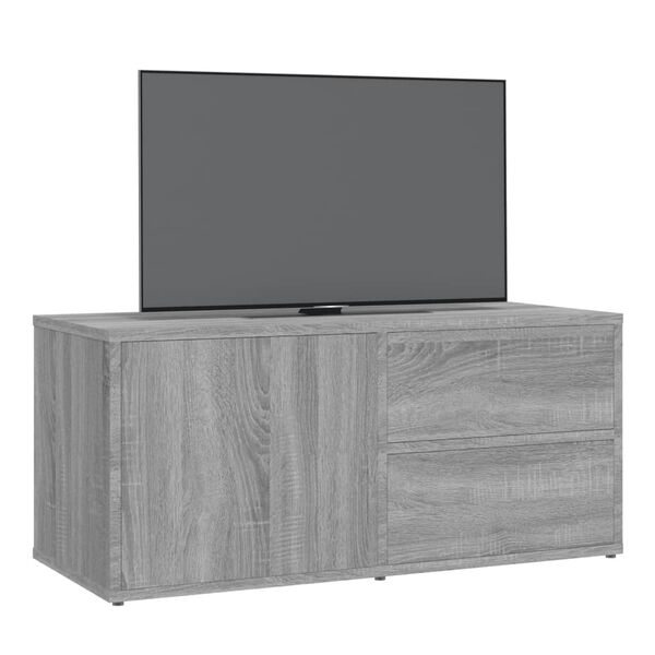 vidaXL TV Cabinet Grey Sonoma Engineered wood 31.5 in TV Cabinet