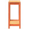 vidaXL Potting Table Wax Brown Solid pine wood Standard Potting Table