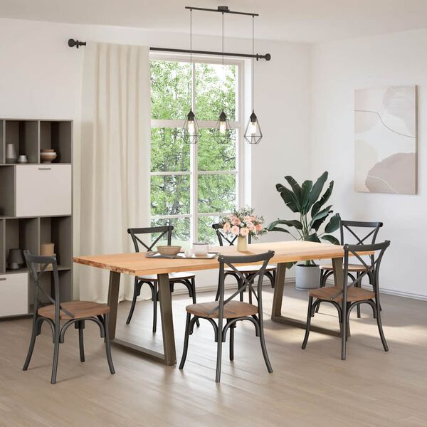 vidaXL Coffee Table Leg Set of 2 Adjustable Feet Dining Table Legs