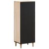 vidaXL Highboard 15.7"x13"x43.3" Solid Wood Mango