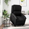 vidaXL Electric Stand Up Recliner Chair Black Faux leather, metal, plywood