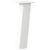 vidaXL Coffee Table Leg White Powder-coated steel