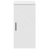 vidaXL Bathroom Cabinet High Gloss White 11.81 x 12.40 x 24.02 in