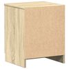 vidaXL Bedside Cabinet Set of 2 Sonoma Oak Engineered wood Medium