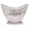 vidaXL Ice Bucket Silver 36 x 25 x 26 cm Aluminium